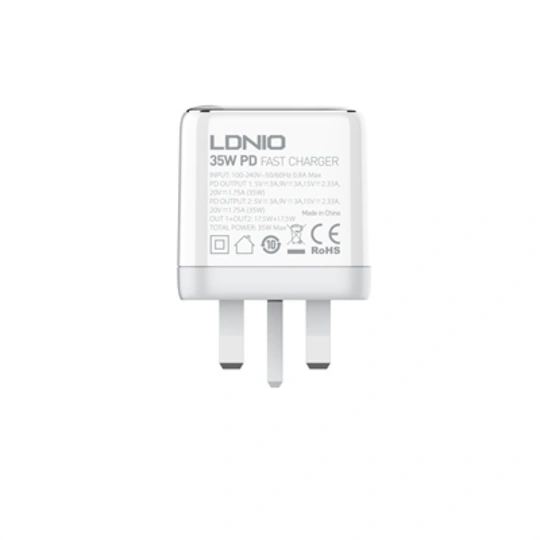 Ldnio A2528C 35W Dual USB-C Fast Charger
